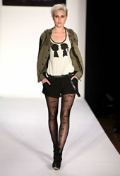 Nora Sommerkamp walks for Boy Meets Girl “Forever Young” at New York Fashion Week