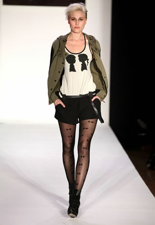 Nora Sommerkamp walks for Boy Meets Girl “Forever Young” at New York Fashion Week