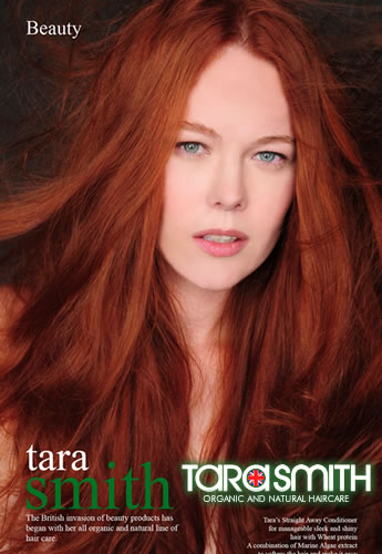 Tara Renee chosen as Top Model for Tara Smith’s Organic Hair Care Line